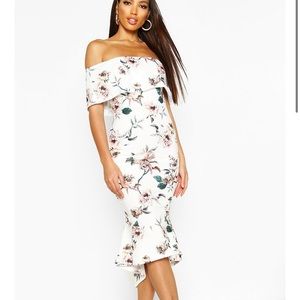 Floral bodycon dress